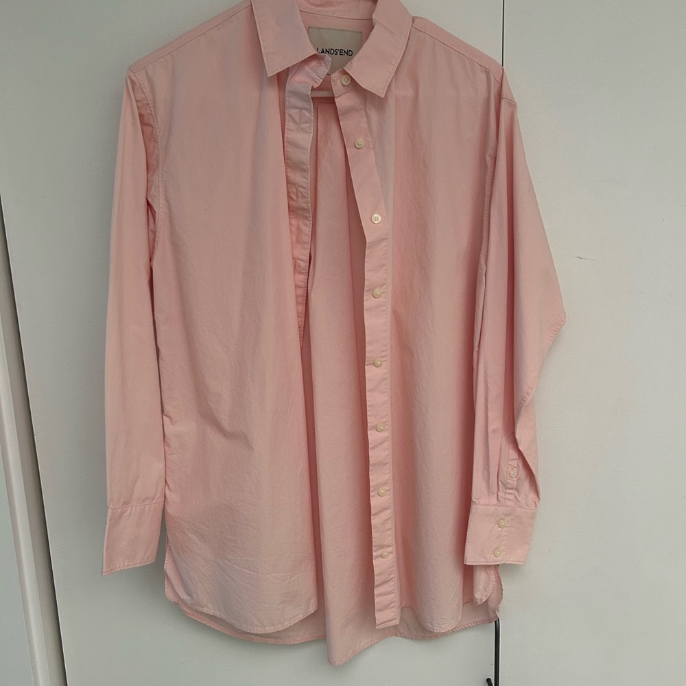 Lands end button down tunic